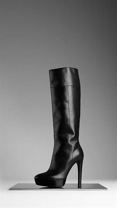 burberry boots high heels